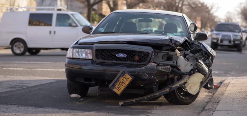 car accident front end