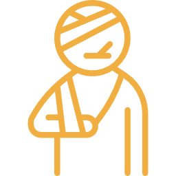 injured person icon